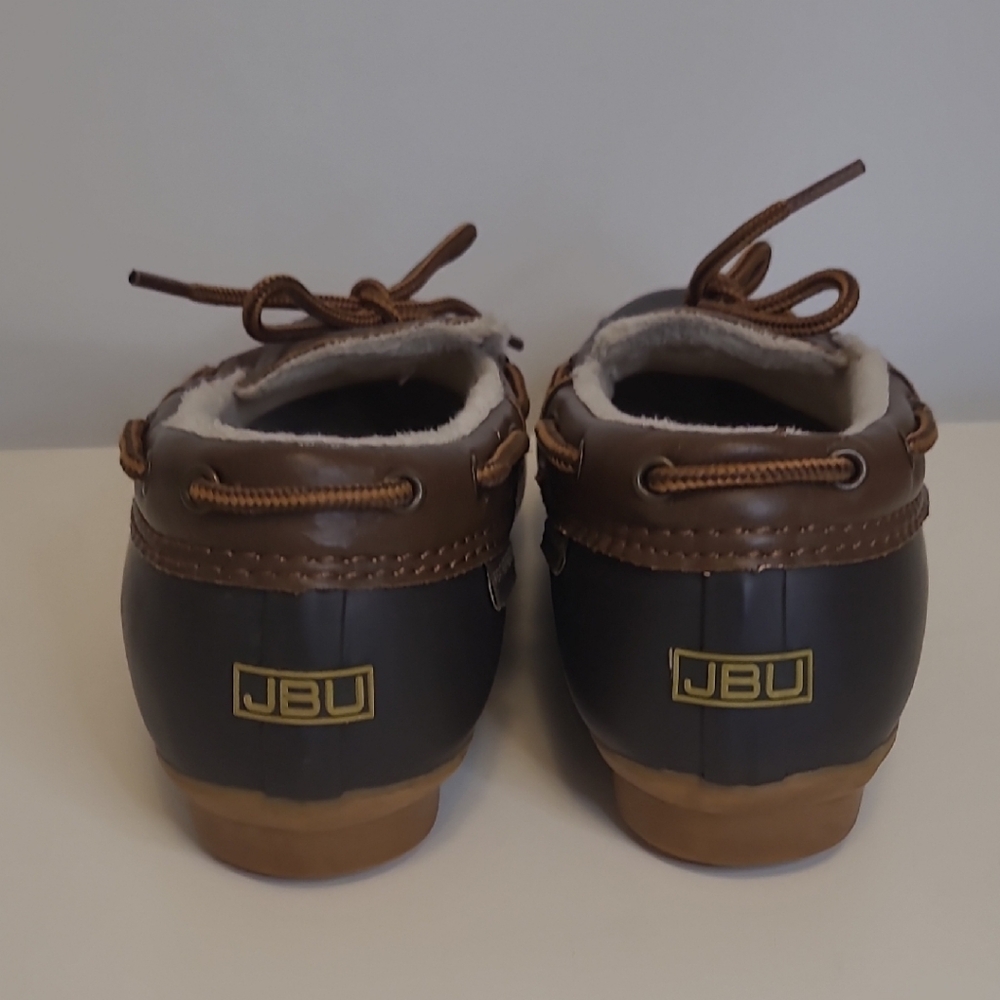 Jambu Men's Dark Brown and Black Boat Shoes - Picture 12 of 12